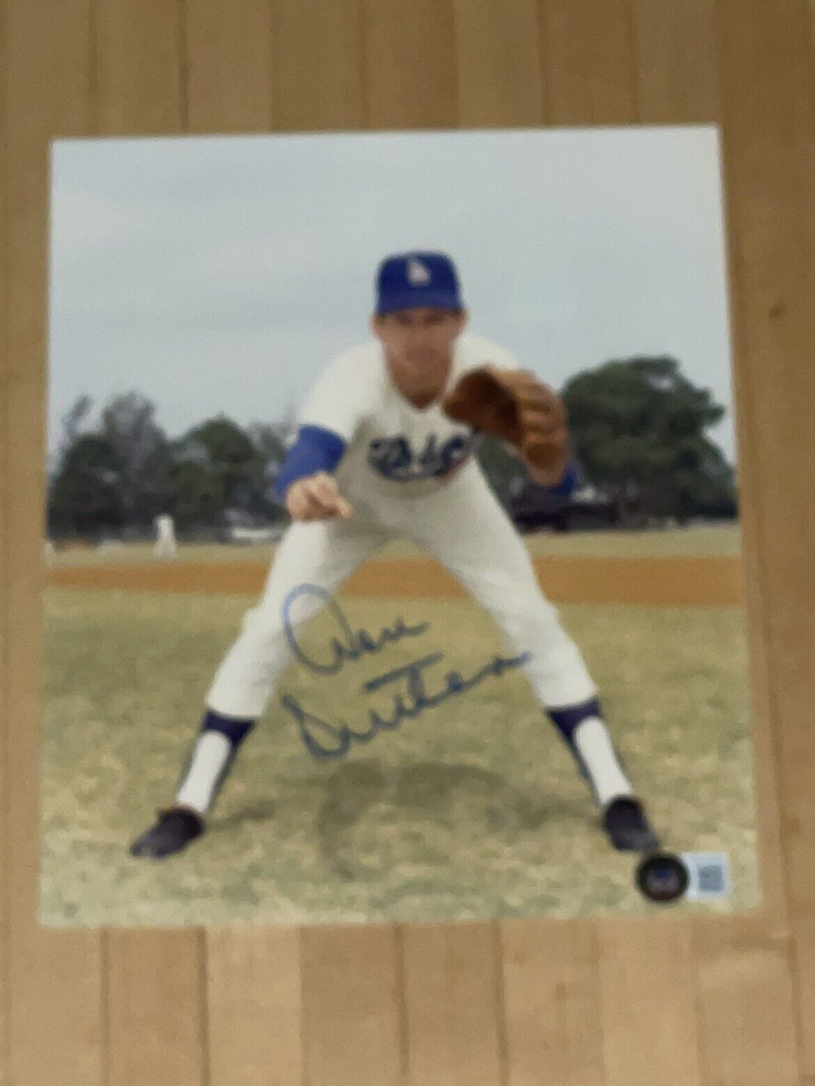 Don Sutton signed Los Angeles Dodgers 8x10 Photo Poster painting BAS Beckett COA