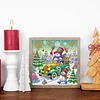 Schneemann 5d DIY Diamond Art Malerei Sets spezielle Form Teilbohrer Kunst 30x30cm