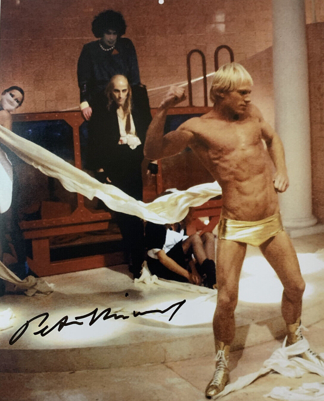 PETER HINWOOD HAND SIGNED 8x10 Photo Poster painting ROCKY HORROR SHOW AUTOGRAPH RARE COA