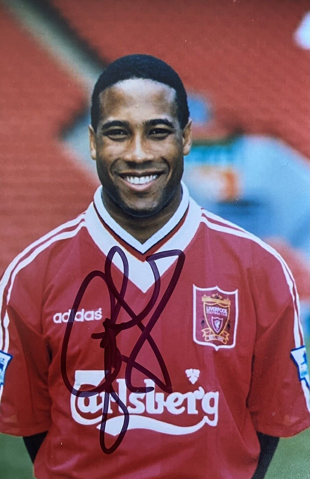 John Barnes Genuine Hand Signed Liverpool 6X4 Photo Poster painting 5