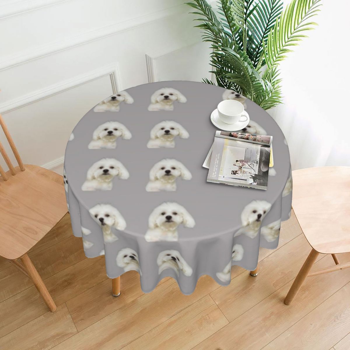

Dog - Round Tablecloth, 150cm, 501 Original