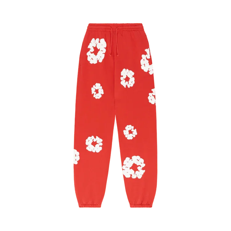 Denim Tears The Cotton Wreath Sweatpants 'Red'