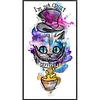 (Big Size)Alice'S Cat - 11CT Stamped Cross Stitch - 35*65cm - Disney