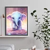 Diamond Painting-DIY Round Drill Garden Elephant