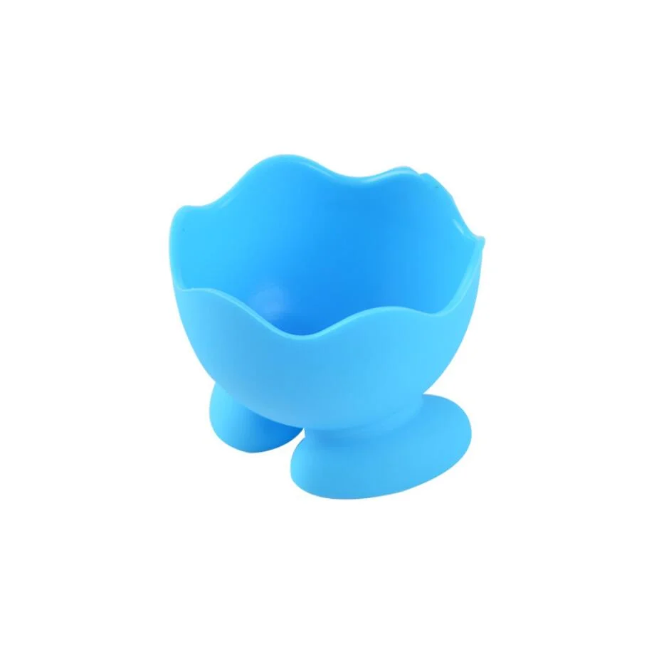 1pc Empty Silicone Egg Holder Cute Cartoon Shaped Non-toxic Anti-fragile Portable Cosmetic Puff Sponge Storage Cup Soft