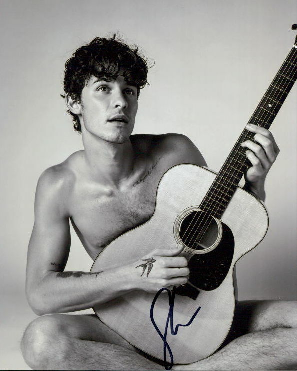 Shawn Mendes in-person signed 8x10 Photo Poster painting