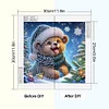(US Local)4pack Xmas Animal-Crystal Rhinestone Diamond Painting(30x30cm)