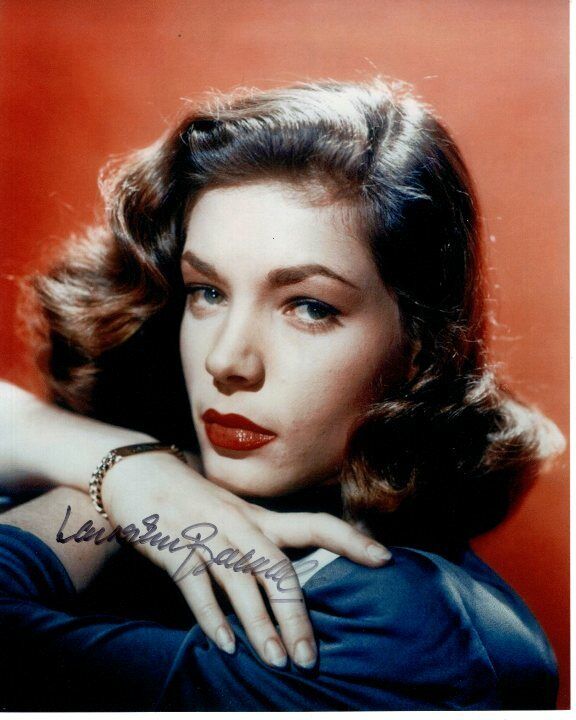 LAUREN BACALL signed autographed Photo Poster painting