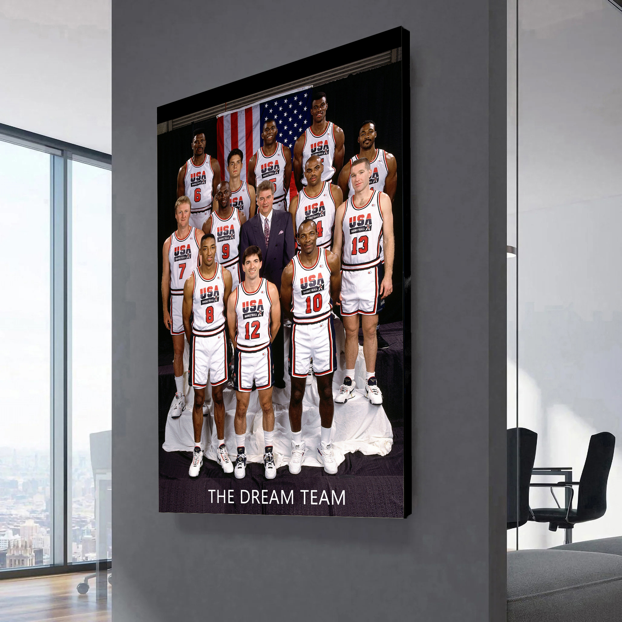 The Dream Team 1992 Mens Olympic Basketball Wall Art Canvas 
