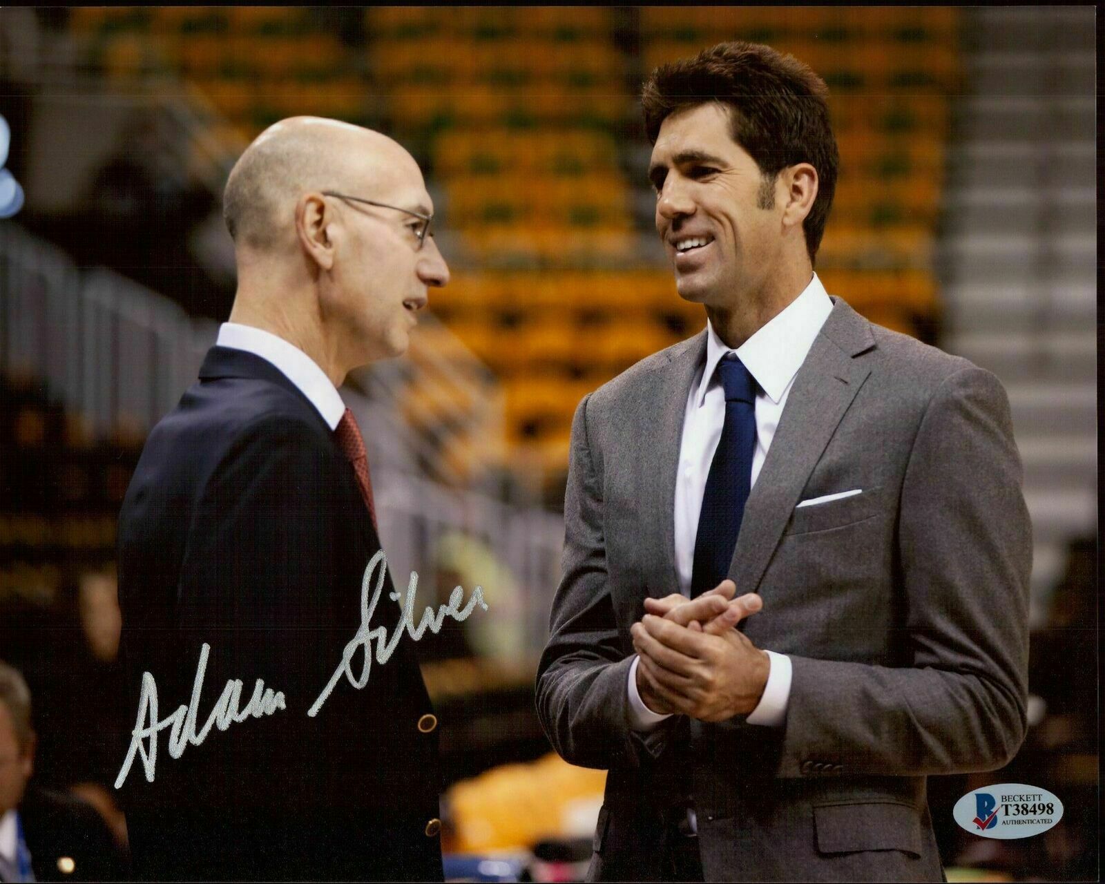 Adam Silver signed NBA Commissioner 8x10 autographed Photo Poster painting BAS Beckett COA