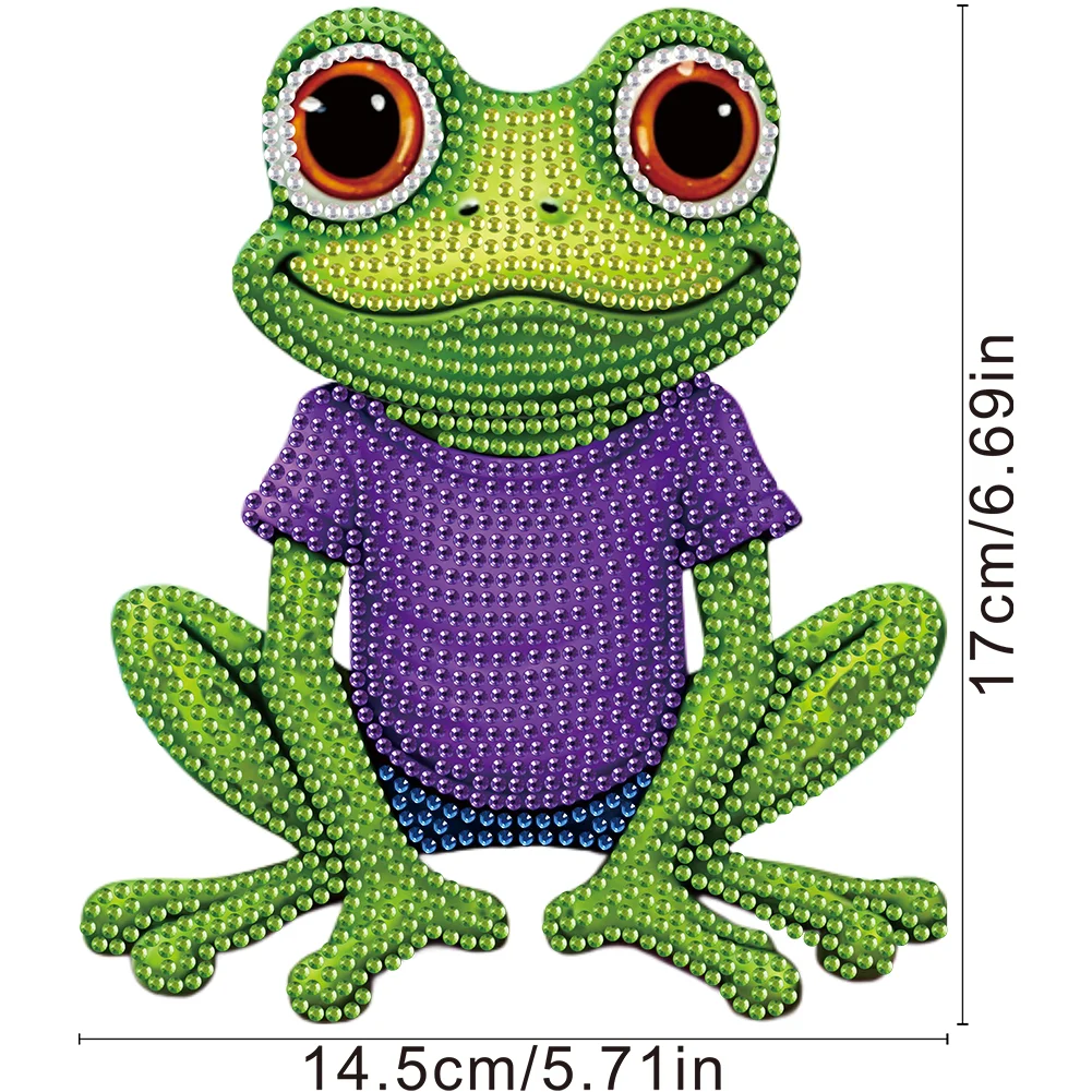 DIY Frog Acrylic Shaking Head Table Top Special Shaped Drill Diamond Painting Ornament Kits