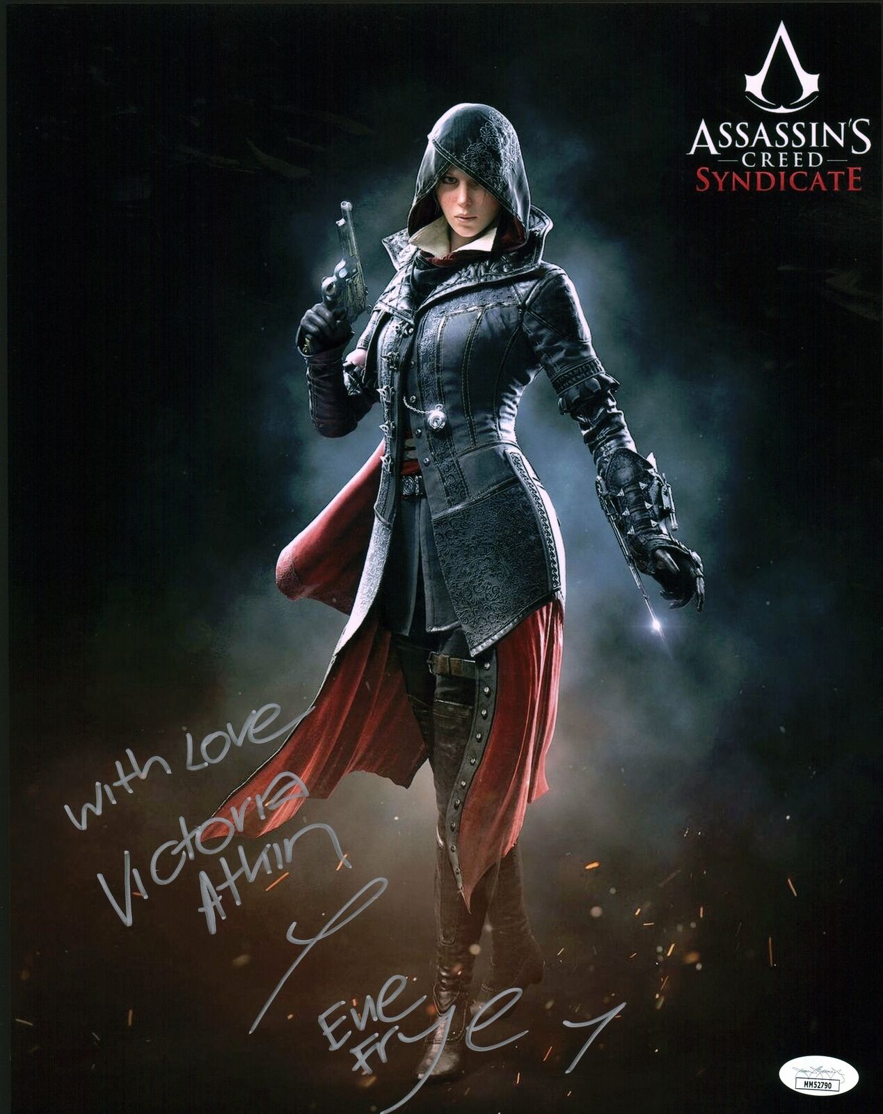 Victoria Atkin Assassin's Creed Syndicate 11x14 Photo Poster painting Poster Signed Auto JSA COA