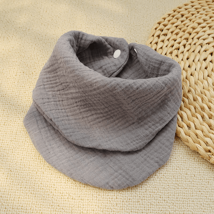 Baby Solid Color Triangular Bandage Bibs