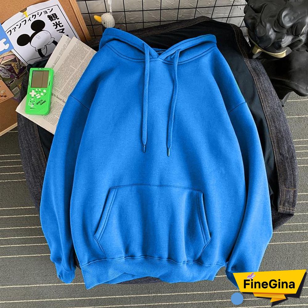 Womens Oversized Hoodies Thin and Thick Hoodie Harajuku Casual Couple Sweatshirts Autumn