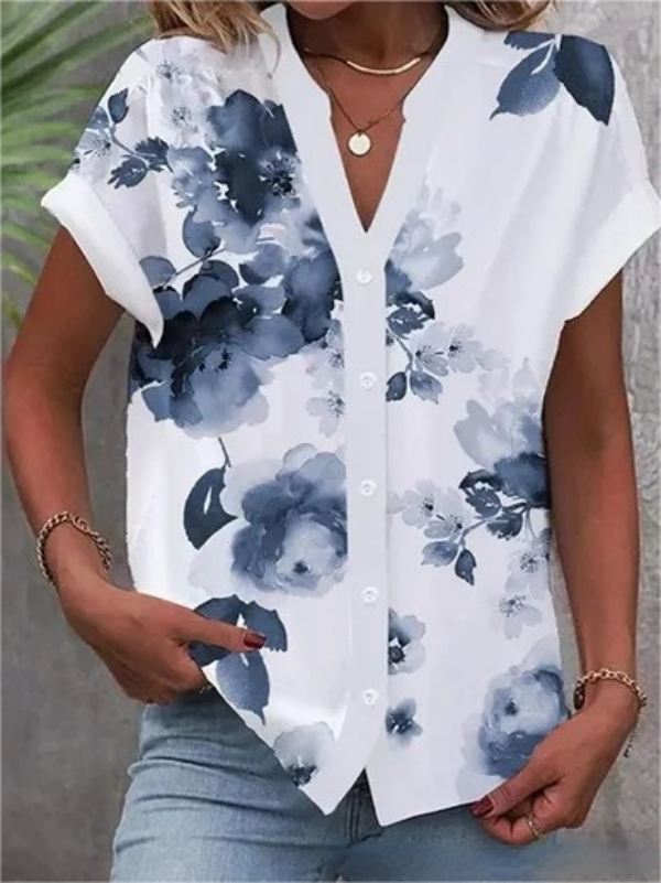Print Loose Casual Vacation Summer Cute Graphic Sleeveless Shirts