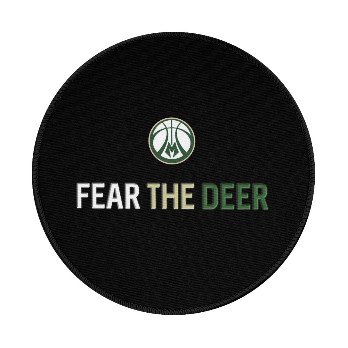 Milwaukee Bucks Minimalist Logo Gaming Round Mousepad for Computer Laptop