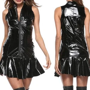 pornhint Pornhint Latex Catsuit For Women Dress For Women Bodysuit Clubwear For Women Streetwear