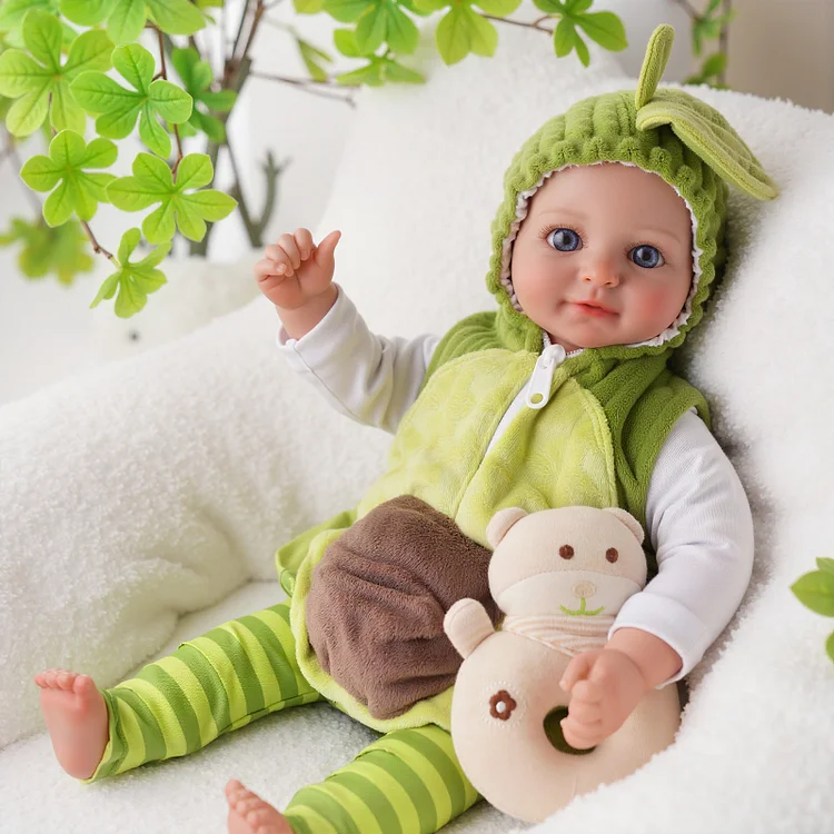 Babeside Smiling Reborn Baby Cathy&nbsp;17" Poseable & Structured Newborn Healing of the Heart