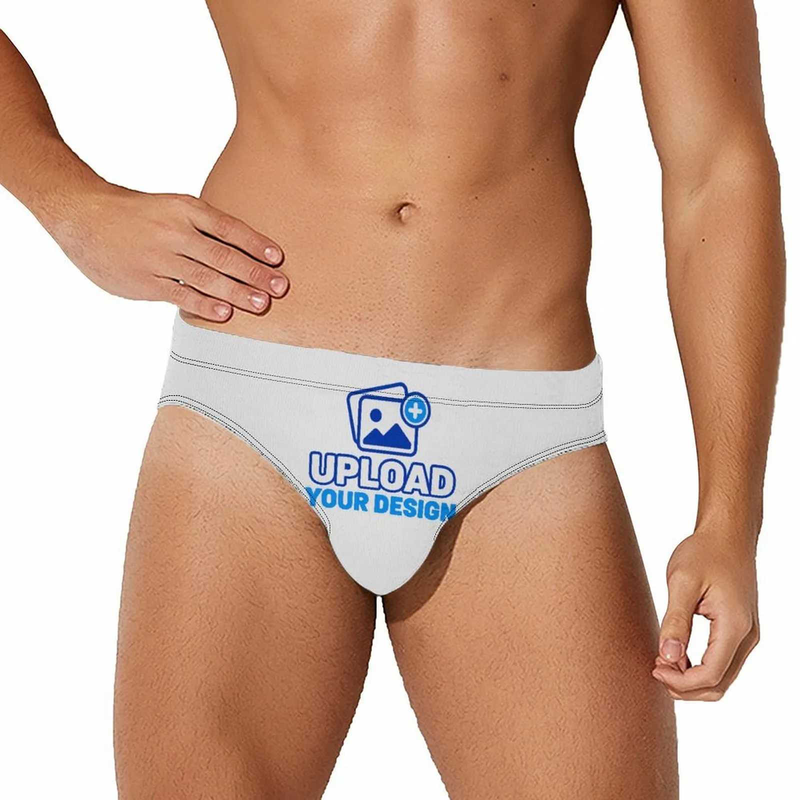 Men's swimming trunks custom product view 6
