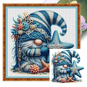 Huacan 18CT Stamped Cross Stitch Gnome(30*30cm) Huacan 18CT Stamped Cross Stitch Gnome(30*30cm)