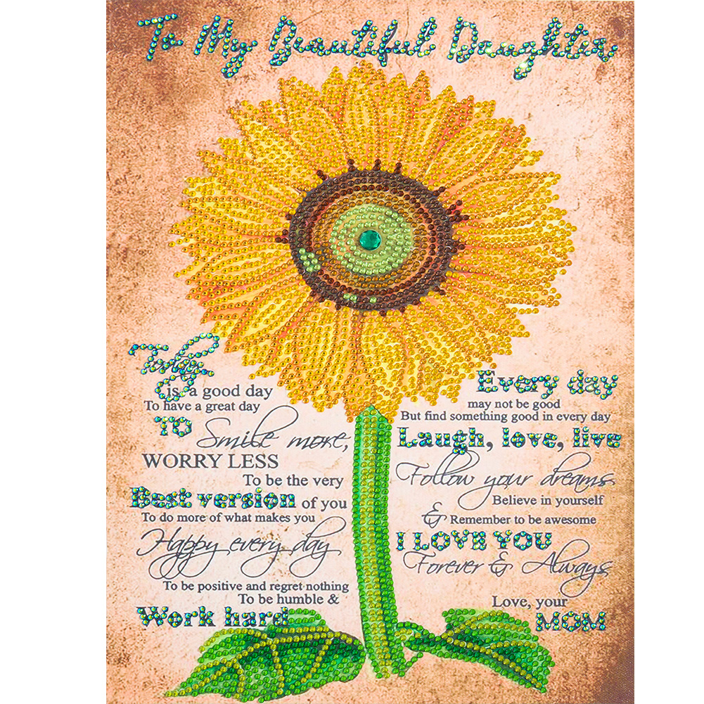 

Precious Daughter - Special Shaped Diamond Painting - 30*40CM, 501 Original