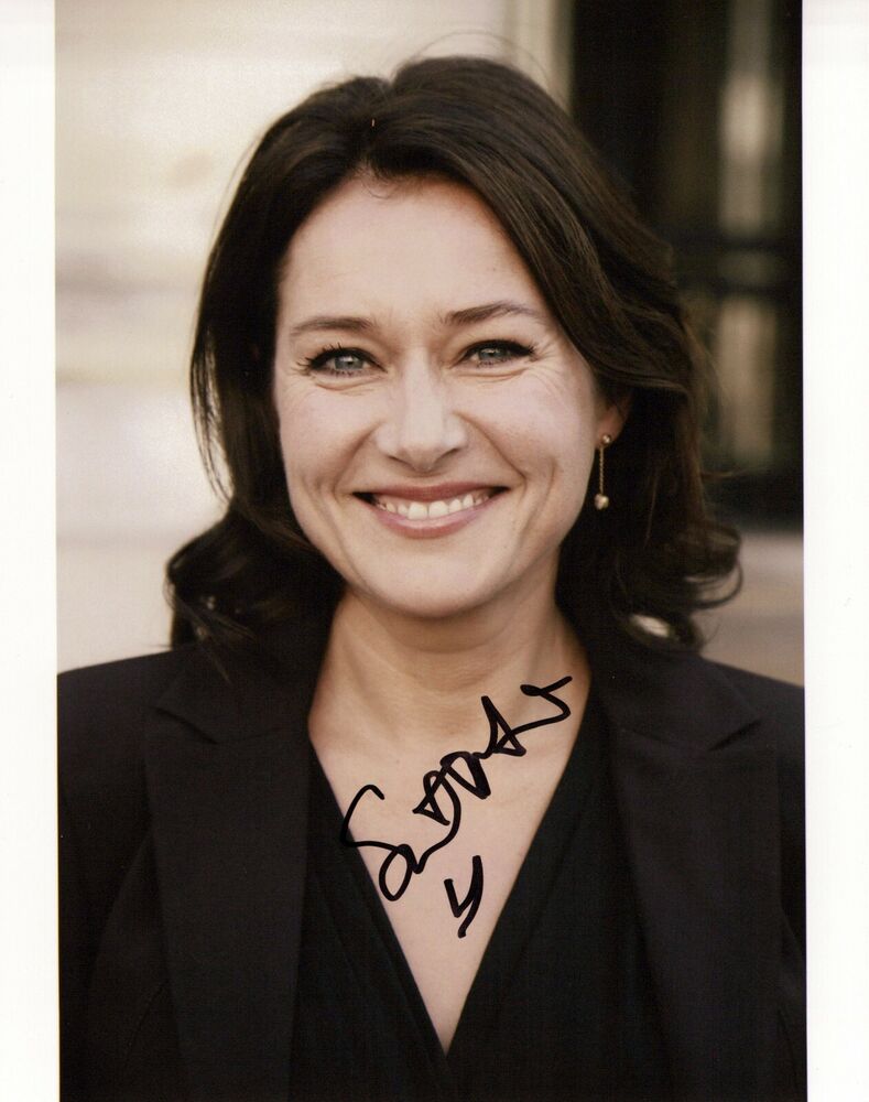 Sidse Babett Knudsen head shot autographed Photo Poster painting signed 8x10 #1