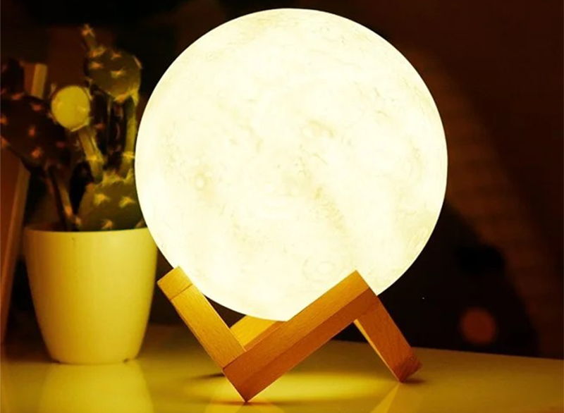 3d printed moon lights