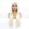 Handmade Super Realistic and Natural Medium Length Straight Women's Lace Wig