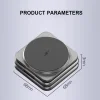 Foldable 3-in-1 Wireless Magnetic Charger