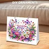 Flower Butterfly DIY 5D Diamond Art Desk Calendar 2027 for Table Decor