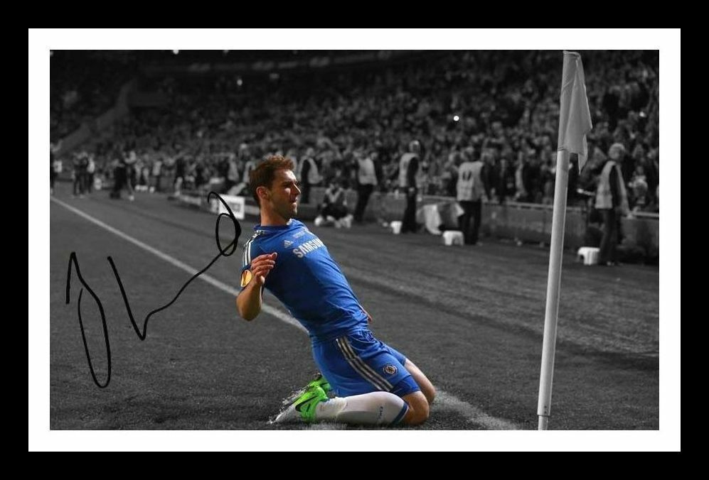 Branislav Ivanovic - Chelsea Autograph Signed & Framed Photo Poster painting