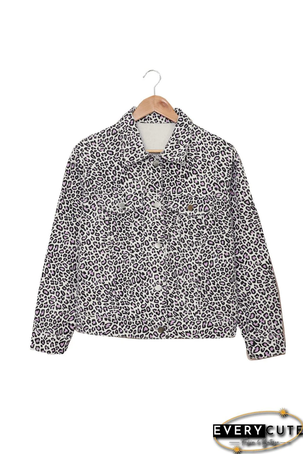 Leopard Print Casual Jacket