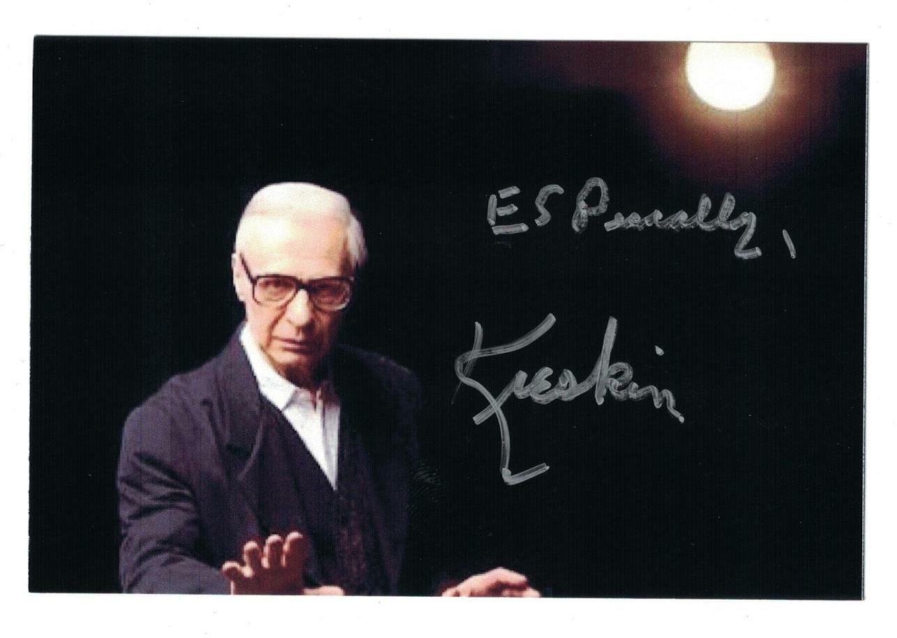 The Amazing Kreskin Signed Autographed 4 x 6 Photo Poster painting Mentalist