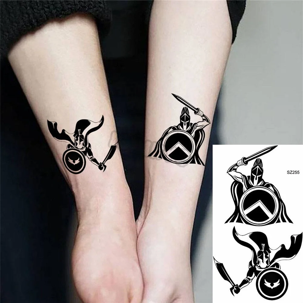 Minimalist Panda Small Temporary Tattoos For Women Men Realistic Seahorse Gorilla Tiger Fake Tattoo Sticker Arm Tatoos Body