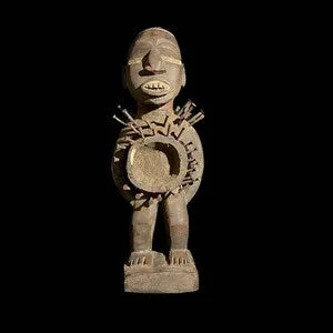 pornhint Pornhint african sculpture Tribal Art Wooden Carved statue tribal wood Vintage Hand African Nkisi-Nkondi power figure, nail fetish, Congo-8058