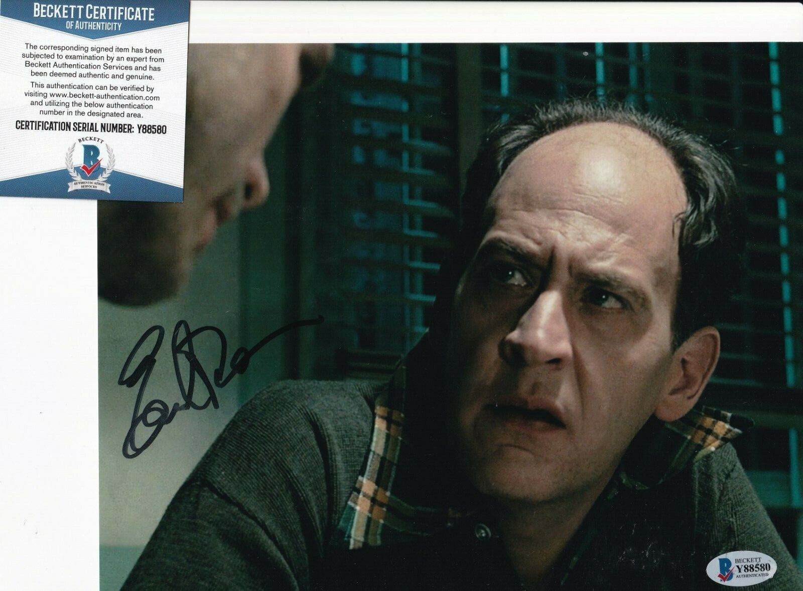 EARL BOEN signed (THE TERMINATOR) Movie Silberman 8X10 Photo Poster painting BECKETT BAS Y88580