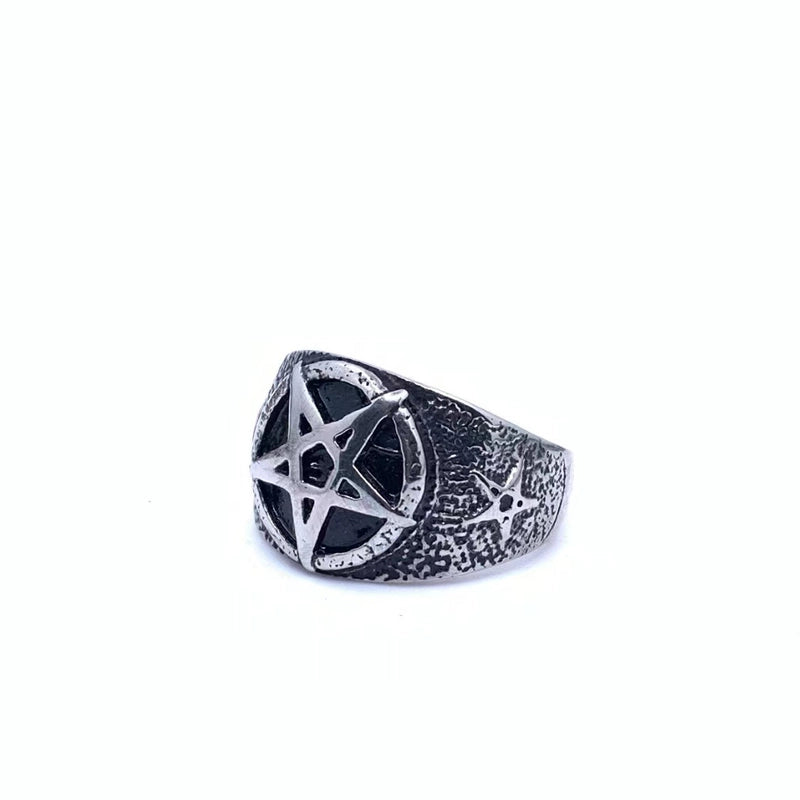 Hip-Hop Solid Color 304 Stainless Steel Polishing Men’s Rings