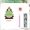 DIY Christmas 25 Days Countdown Diamond Painting Tabletop Ornaments Kit  Crystal Art Craft Decoration Wooden for Living Room Home Office Decoration