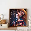 Geisha Beauties-Full Round Diamond Painting 40*40CM
