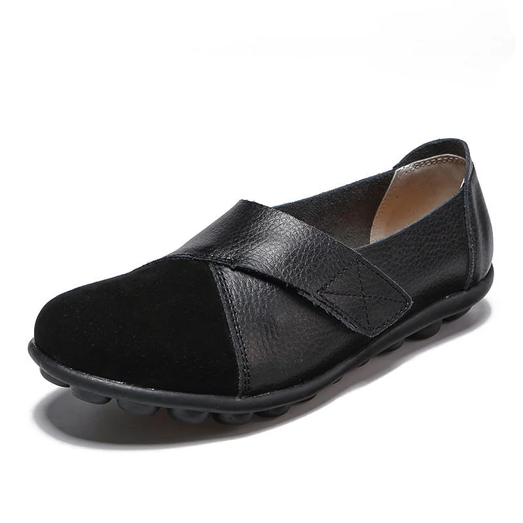 Vanccy-Genuine Comfy Leather Loafers QueenFunky