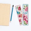 Counted Cross Stitch Flowers Bookmarks 14CT 2-Strand DIY Embroidery Set (C)