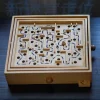 Large Wooden Maze Roller Beads &ndash; A Fun and Entertaining Toy for Seniors