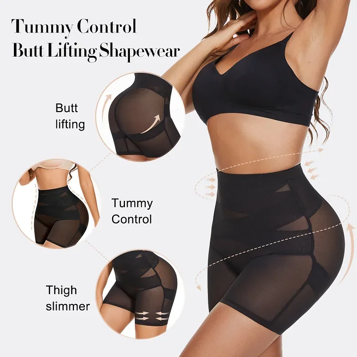 🔥Cross Compression Abs & Booty High Waisted Shapewear