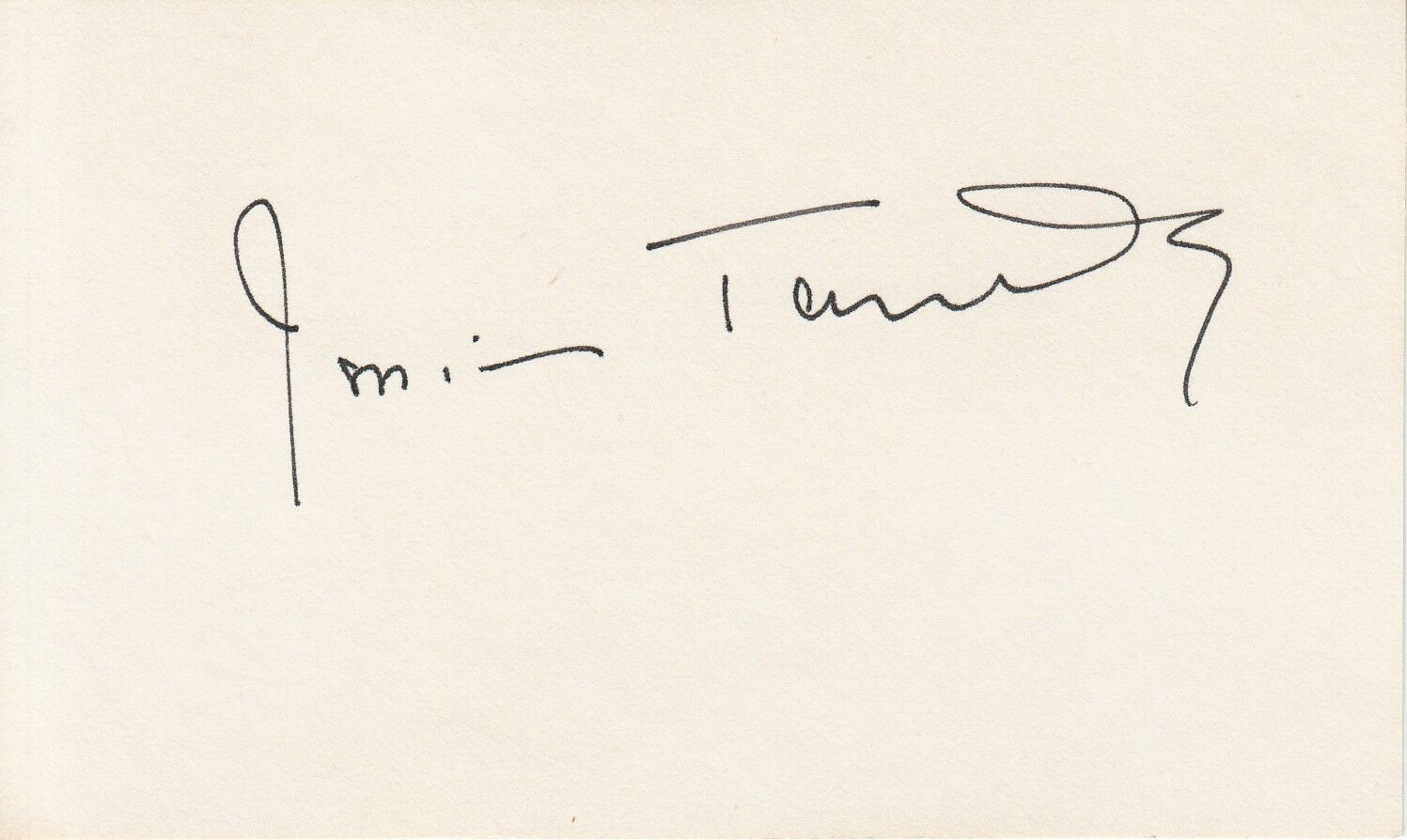 JESSICA TANDY hand-signed 3x5 card w/ UACC RD COA authentic DRIVING MISS DAISY