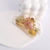 12PCS Exquisite Handmade Dried Flower Drop Drip Hair Clips