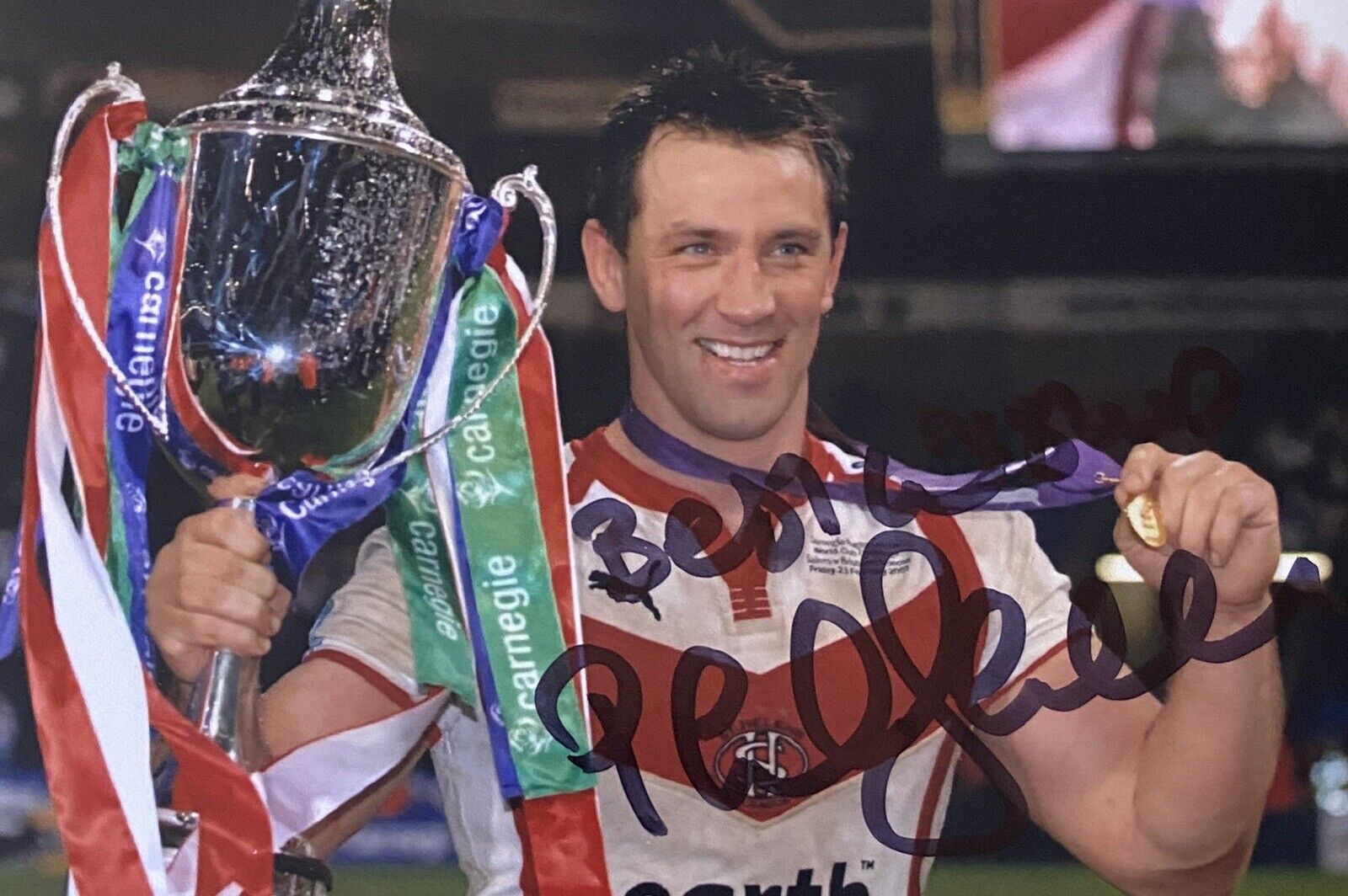 Paul Sculthorpe Genuine Hand Signed St Helens 6X4 Photo Poster painting 3