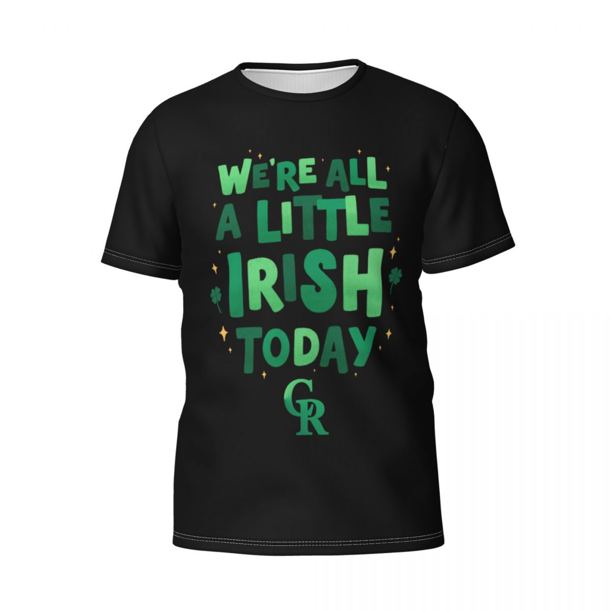 Colorado Rockies We're All A Little Irish Today Men's Short Sleeve Shirt