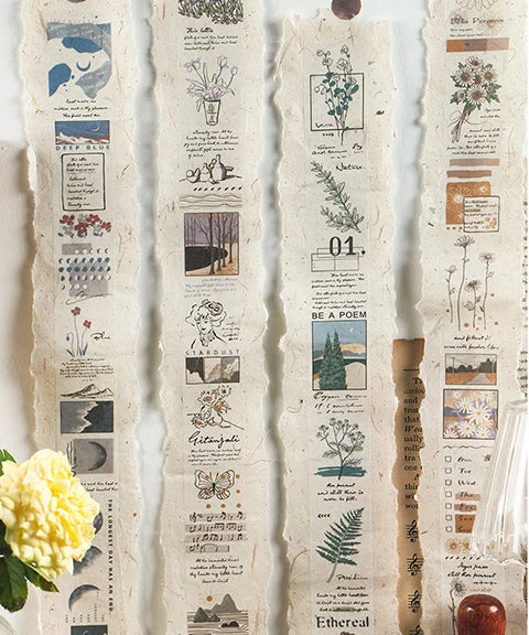 4 Pcs Plant Collection Long Stickers Set-Himinee.com