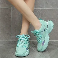 Women Breathable Lace-up Sneakers