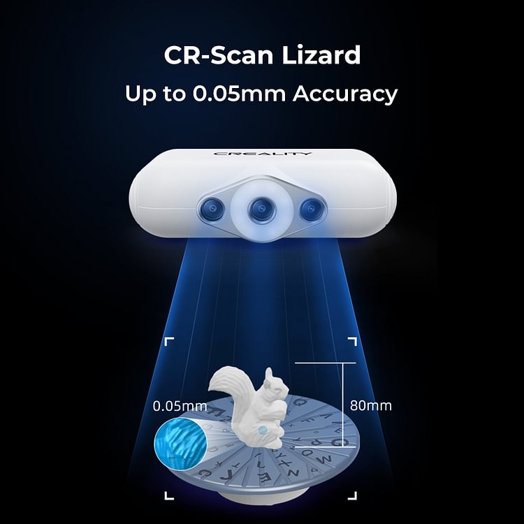 CR-Scan Lizard 3D Scanner Luxury Combo